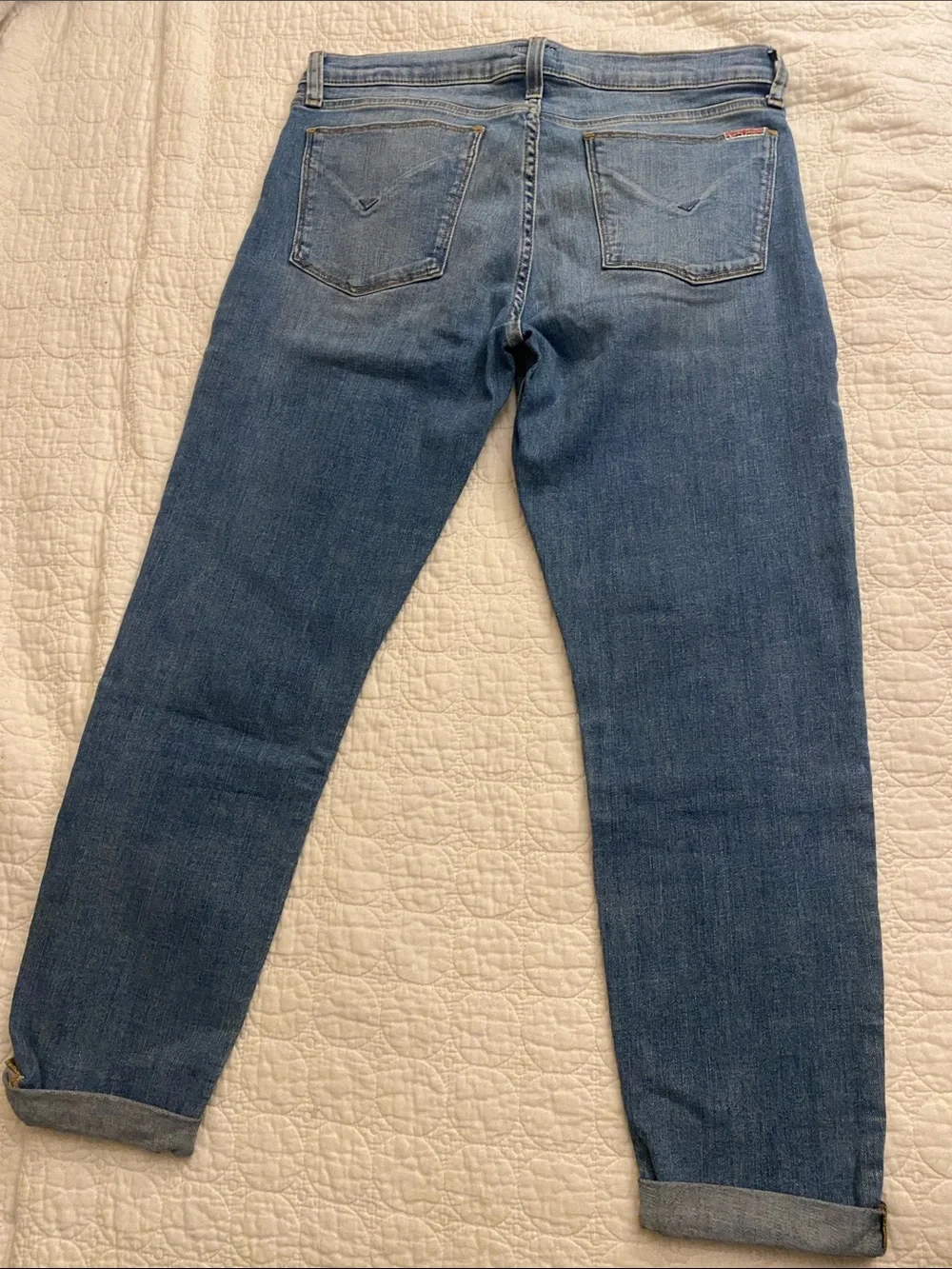 Hudson Jeans Boyfriend Jeans - Light Blue Denim